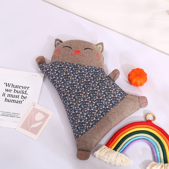 91家纺网 家纺一手货源 找家纺 （总）贤内助家纺 2025新款全棉招财猫荞麦枕枕头枕芯护肩枕保健枕