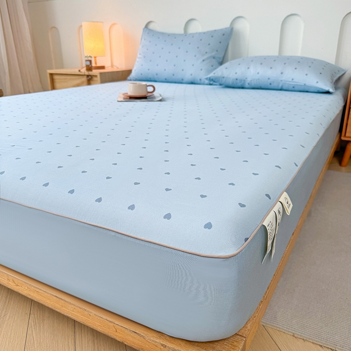 91家纺网 家纺一手货源 找家纺 （总）笠裙家纺 2025新款进口凉感莱赛尔天丝床笠套三件套