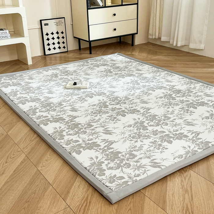 91家纺网 家纺一手货源 找家纺 （总）宜代光年 2025新款冷凝丝提花凉席多功能地垫