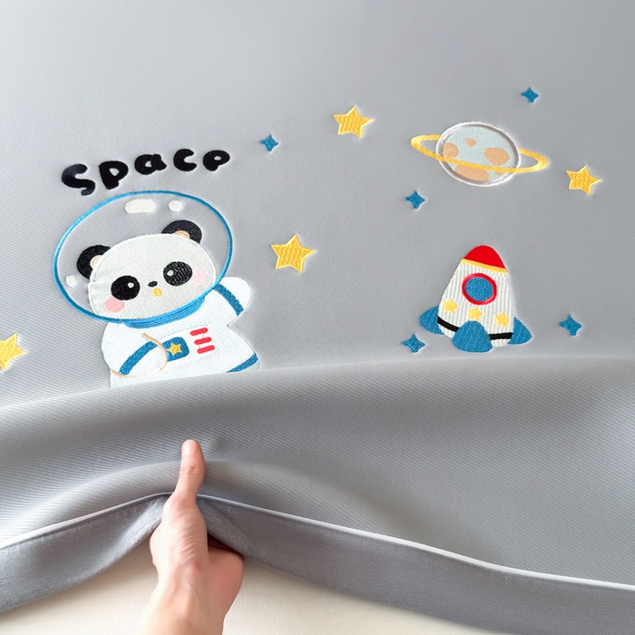 91家纺网 家纺一手货源 找家纺 九花鹿 2025新款凉感PE卡通冰丝席-凉席款 宇航员