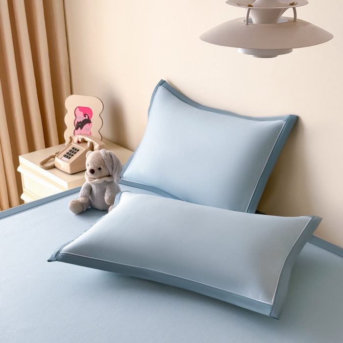 91家纺网 家纺一手货源 找家纺 （总）九花鹿 2025新款凉感PE卡通冰丝席-凉席款