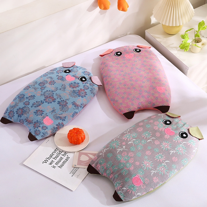 91家纺网 家纺一手货源 找家纺 （总）贤内助家纺 2025新款全棉猪猪侠荞麦枕枕头枕芯保健枕护肩枕