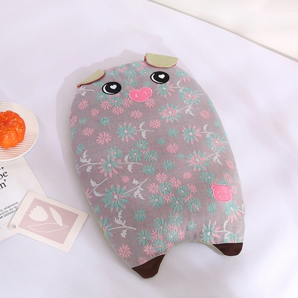 91家纺网 家纺一手货源 找家纺 贤内助家纺 2025新款全棉猪猪侠荞麦枕枕头枕芯保健枕护肩枕 灰色 宽28*长53*高8-10/只