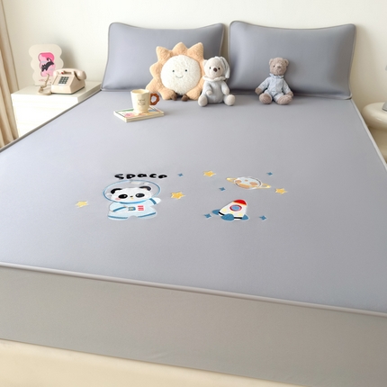 九花鹿 2025新款凉感PE卡通冰丝席-床笠款 床笠款-宇航员