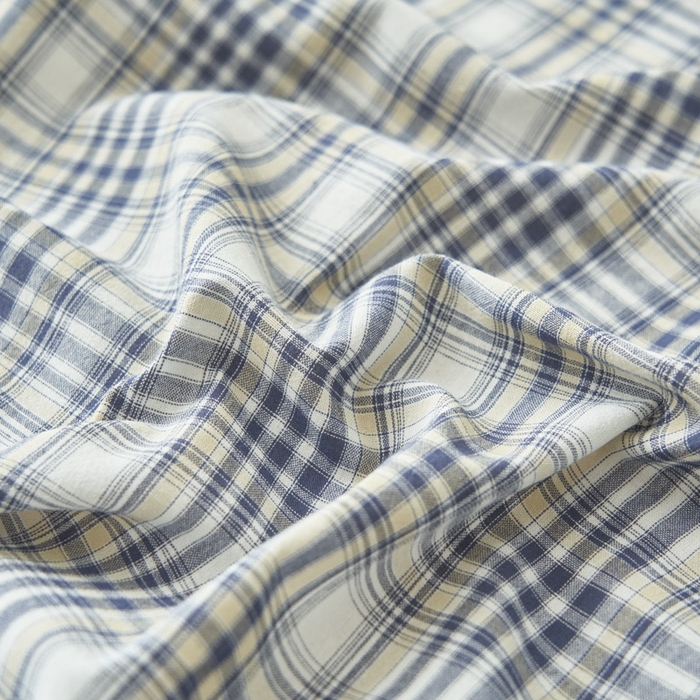 91家纺网 家纺一手货源 找家纺 早晨家纺 2025新款色织纯棉水洗棉床单 温尼-烟兰