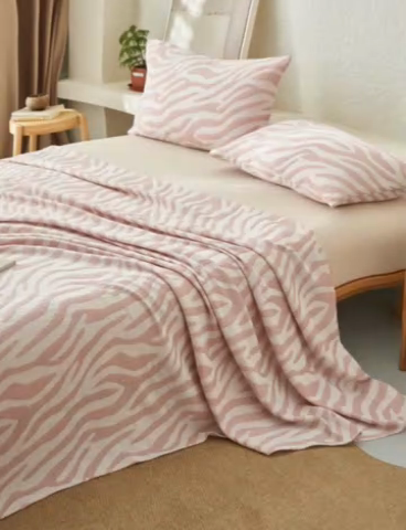 91家纺网 家纺一手货源 找家纺 （总）早晨家纺 2025新款三层纱纯棉提花床单