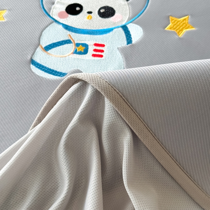 91家纺网 家纺一手货源 找家纺 九花鹿 2025新款凉感PE卡通冰丝席-床笠款 床笠款-宇航员