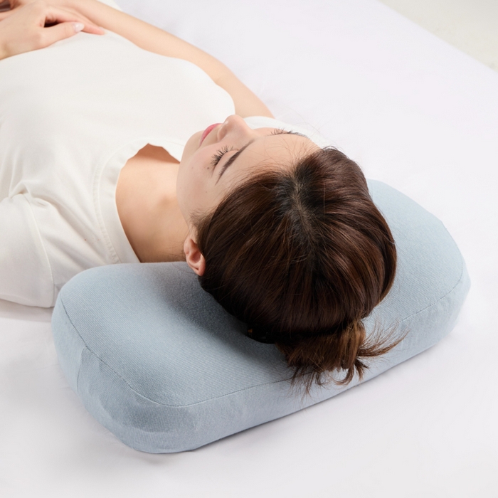 91家纺网 家纺一手货源 找家纺 昕科 2025新款便携记忆棉旅行枕-记忆棉午睡枕旅行出差枕便携小枕头旅游枕头办公司靠枕折叠枕芯 便携小枕头-蓝色42x20x9/11cm一只