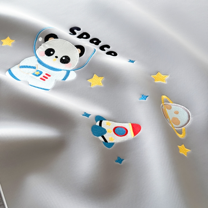 91家纺网 家纺一手货源 找家纺 九花鹿 2025新款凉感PE卡通冰丝席-凉席款 宇航员