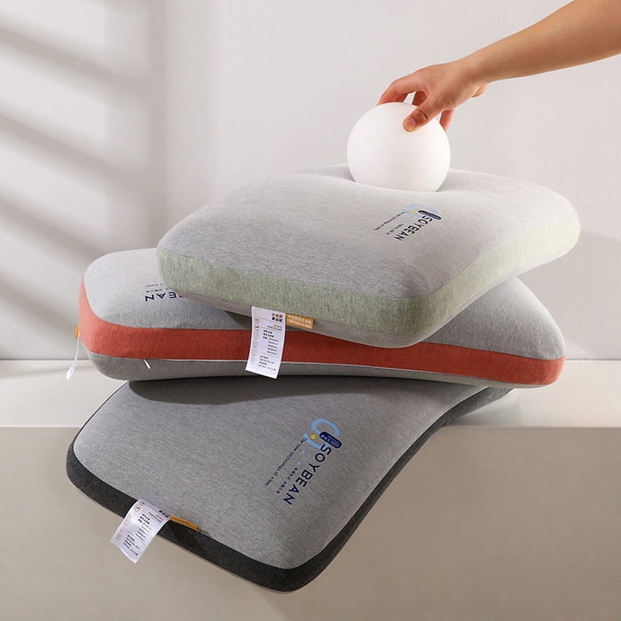 91家纺网 家纺一手货源 找家纺 （总）贤内助家纺 2025新款针织生物基面包枕枕芯枕头保健枕护肩枕