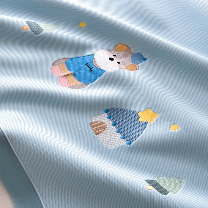 91家纺网 家纺一手货源 找家纺 （总）九花鹿 2025新款凉感PE卡通冰丝席-凉席款