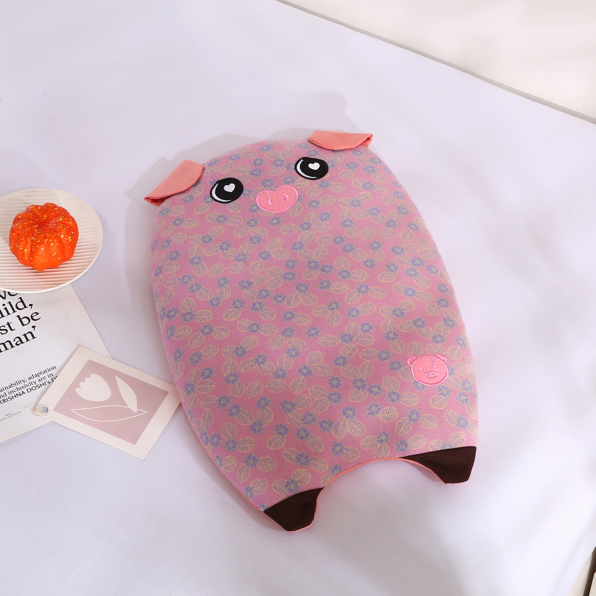 91家纺网 家纺一手货源 找家纺 （总）贤内助家纺 2025新款全棉猪猪侠荞麦枕枕头枕芯保健枕护肩枕