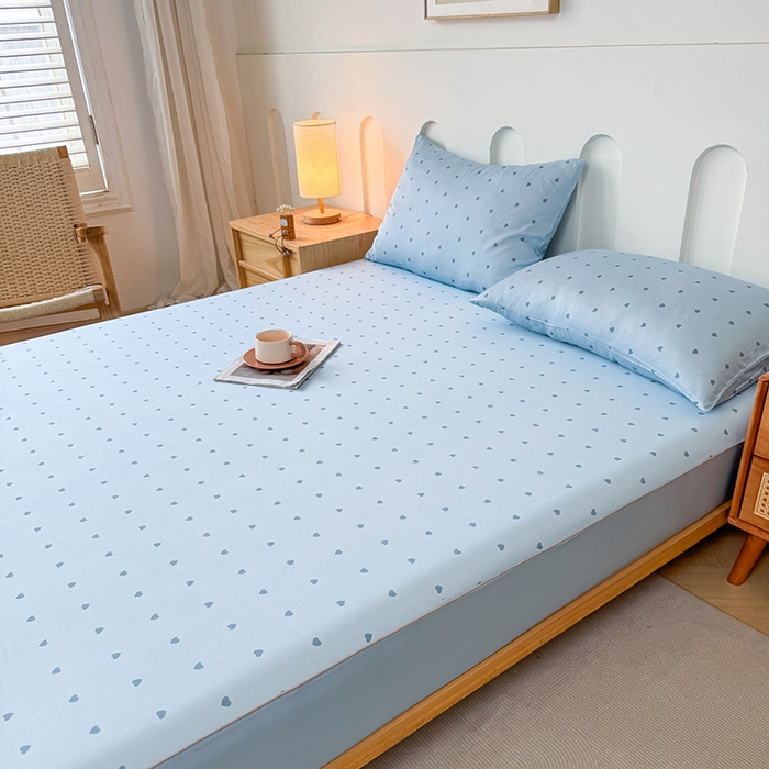 91家纺网 家纺一手货源 找家纺 （总）笠裙家纺 2025新款进口凉感莱赛尔天丝床笠套三件套