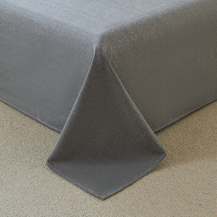 91家纺网 家纺一手货源 找家纺 义博家纺 2025新款纯棉老粗布床单 碳素灰