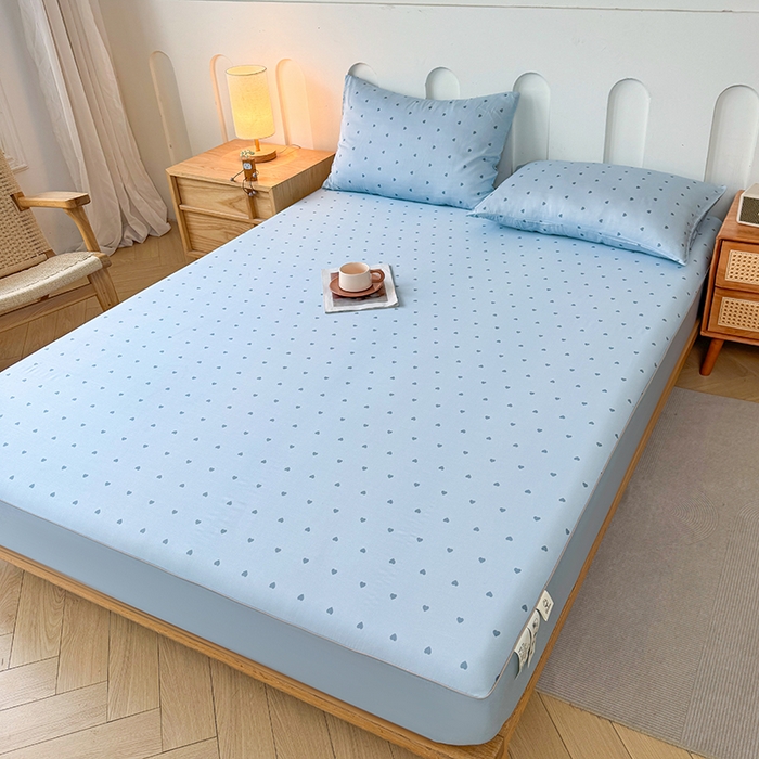 91家纺网 家纺一手货源 找家纺 （总）笠裙家纺 2025新款进口凉感莱赛尔天丝床笠套三件套