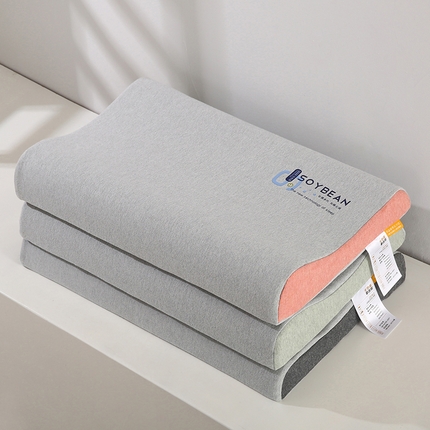 91家纺网 家纺一手货源 找家纺 （总）贤内助家纺 2025新款针织生物基波浪枕低枕枕芯枕头保健枕护肩枕