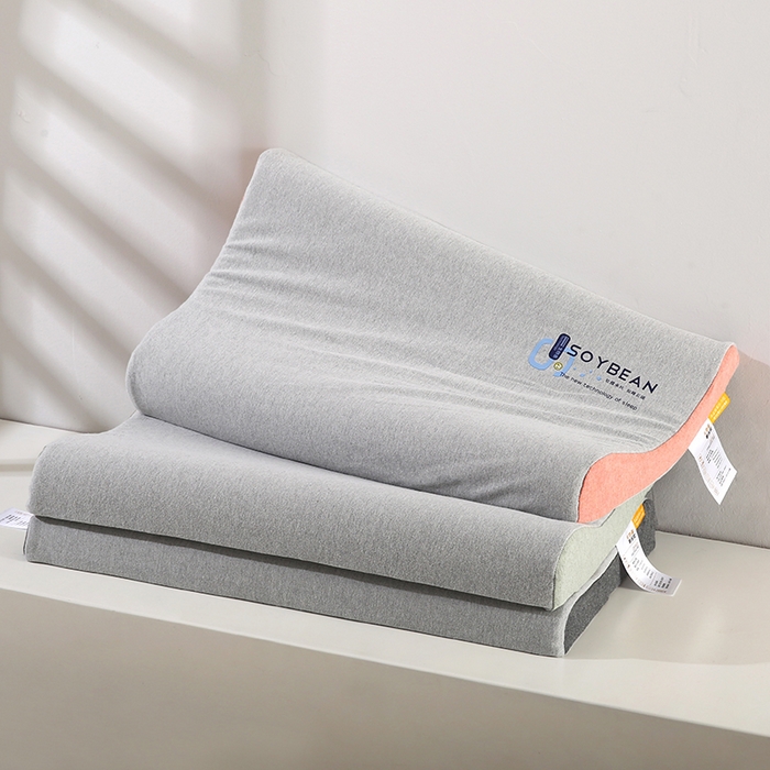 91家纺网 家纺一手货源 找家纺 （总）贤内助家纺 2025新款针织生物基波浪枕低枕枕芯枕头保健枕护肩枕