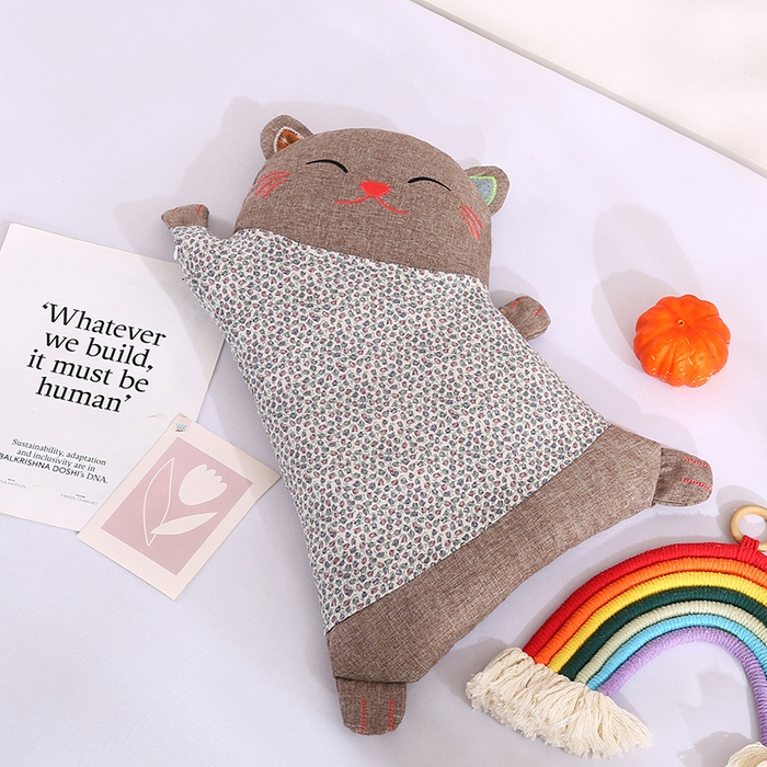 91家纺网 家纺一手货源 找家纺 （总）贤内助家纺 2025新款全棉招财猫荞麦枕枕头枕芯护肩枕保健枕