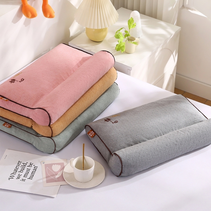 91家纺网 家纺一手货源 找家纺 （总）贤内助家纺 2025新款静心荞麦枕颈椎枕