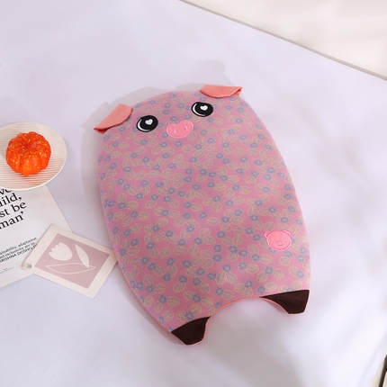 贤内助家纺 2025新款全棉猪猪侠荞麦枕枕头枕芯保健枕护肩枕 粉色 宽28*长53*高8-10/只