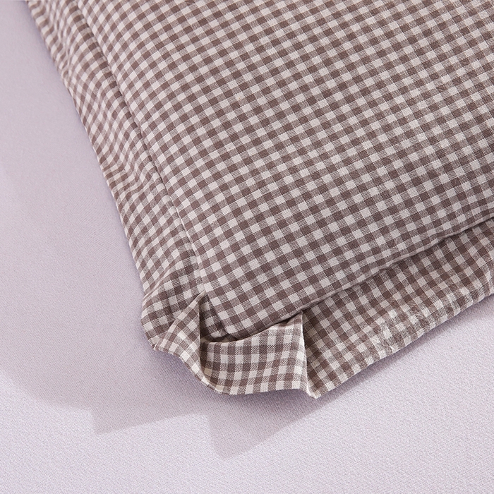 91家纺网 家纺一手货源 找家纺 贤内助家纺 2025新款全棉甜美风荞麦枕枕芯枕头保健枕护肩枕 咖色 宽35长55*高8-10/只