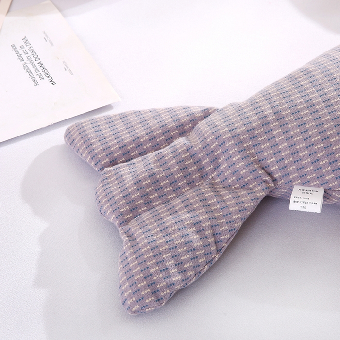 91家纺网 家纺一手货源 找家纺 贤内助家纺 2025新款年年有鱼天然荞麦枕 紫色 宽25*长55（总长68）*高8-10/只