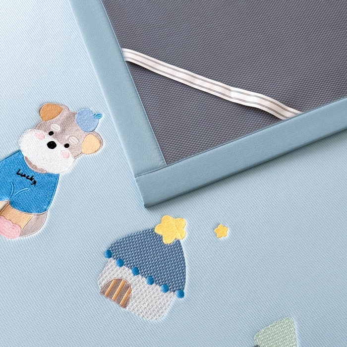 91家纺网 家纺一手货源 找家纺 （总）九花鹿 2025新款凉感PE卡通冰丝席-凉席款