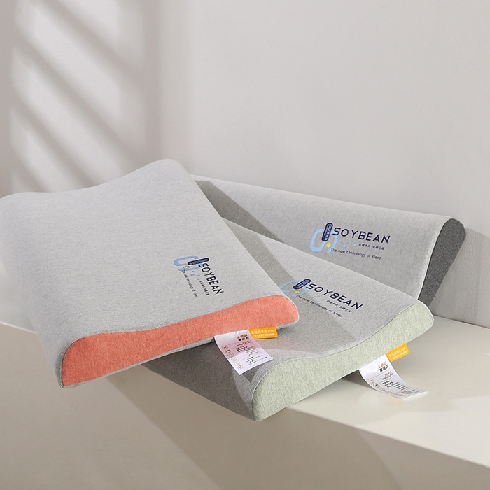 91家纺网 家纺一手货源 找家纺 （总）贤内助家纺 2025新款针织生物基波浪枕低枕枕芯枕头保健枕护肩枕
