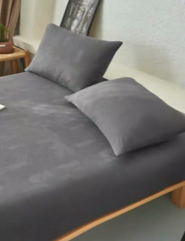 91家纺网 家纺一手货源 找家纺 （总）早晨家纺 2025新款肌理纹纯棉提花床笠