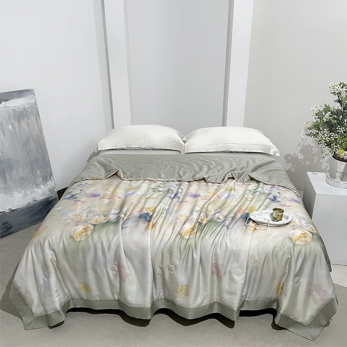 91家纺网 家纺一手货源 找家纺 （总）元元家居（元元被业） 2025新款御丝锻蚕丝夏被夏凉被空调被