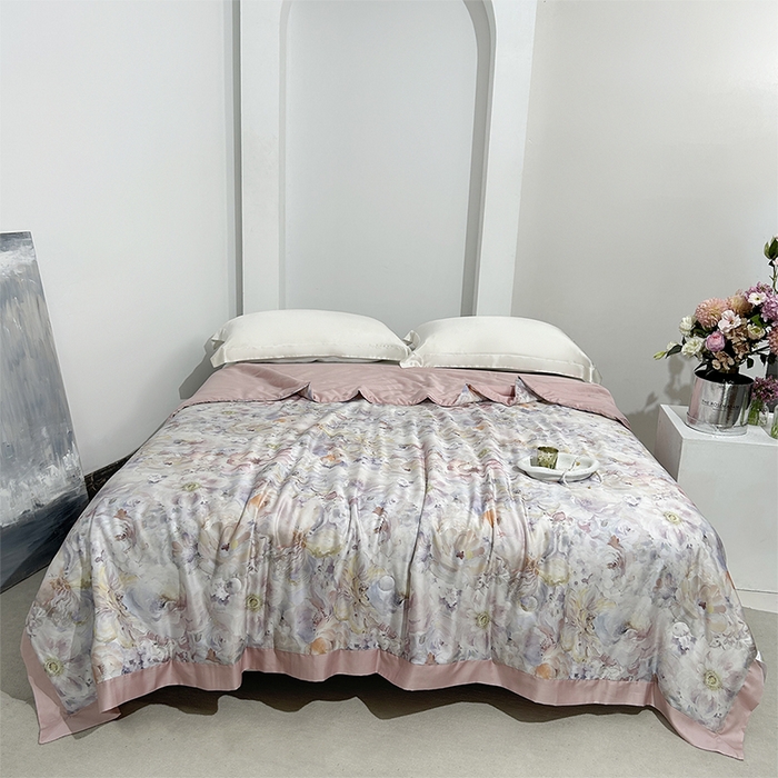 91家纺网 家纺一手货源 找家纺 （总）元元家居（元元被业） 2025新款御丝锻蚕丝夏被夏凉被空调被