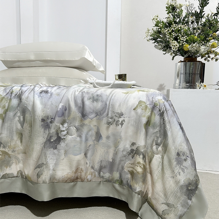 91家纺网 家纺一手货源 找家纺 元元家居（元元被业） 2025新款御丝锻蚕丝夏被夏凉被空调被 风吟