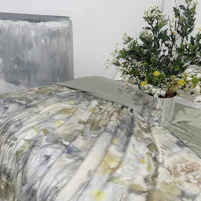 91家纺网 家纺一手货源 找家纺 元元家居（元元被业） 2025新款御丝锻蚕丝夏被夏凉被空调被 风吟