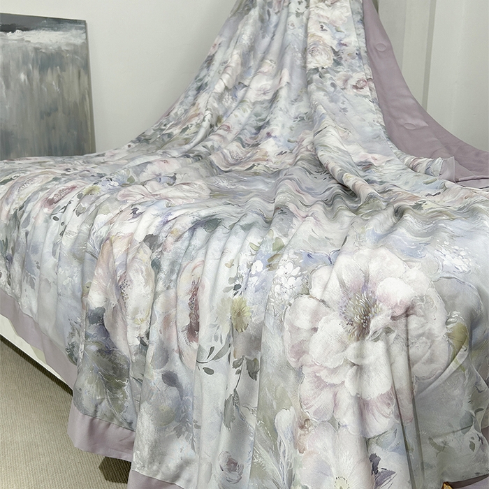 91家纺网 家纺一手货源 找家纺 元元家居（元元被业） 2025新款御丝锻蚕丝夏被夏凉被空调被 卡诺