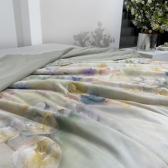 91家纺网 家纺一手货源 找家纺 元元家居（元元被业） 2025新款御丝锻蚕丝夏被夏凉被空调被 可颂