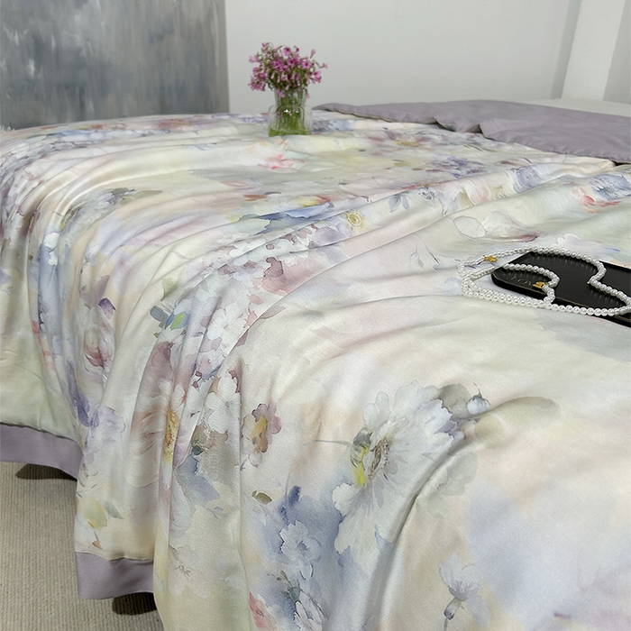 91家纺网 家纺一手货源 找家纺 元元家居（元元被业） 2025新款御丝锻蚕丝夏被夏凉被空调被 乐悠