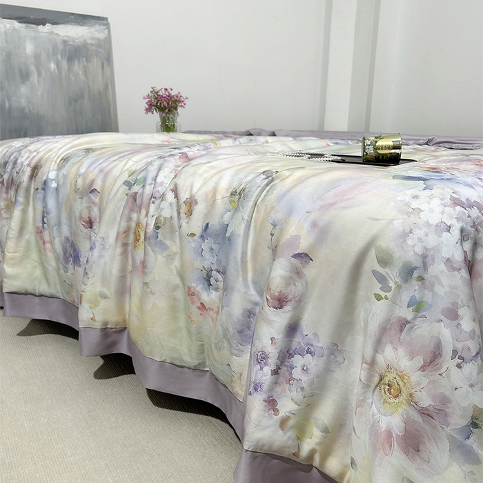 91家纺网 家纺一手货源 找家纺 元元家居（元元被业） 2025新款御丝锻蚕丝夏被夏凉被空调被 乐悠