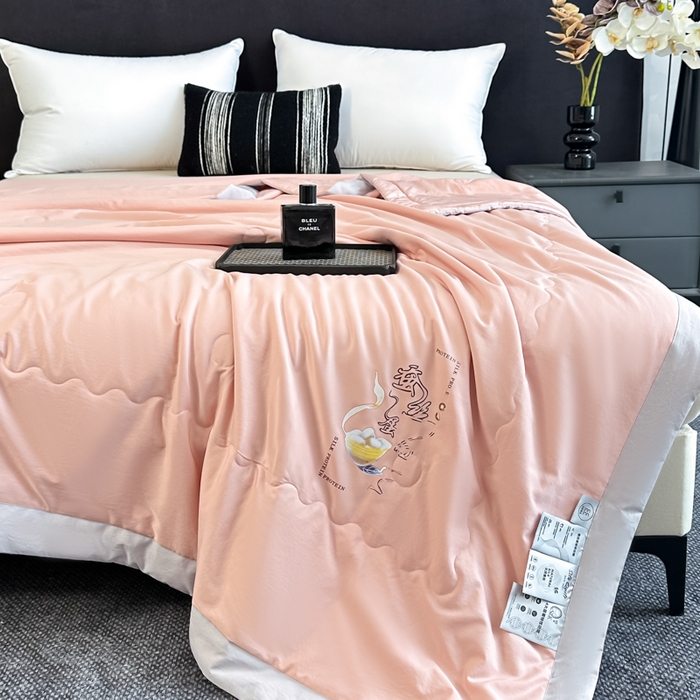 91家纺网 家纺一手货源 找家纺 芭芭棉家纺 2025新款桑蚕丝夏被夏凉被空调被 柔情玉