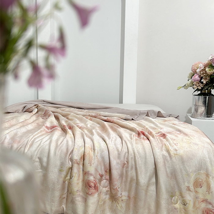 91家纺网 家纺一手货源 找家纺 元元家居（元元被业） 2025新款御丝锻蚕丝夏被夏凉被空调被 漫束