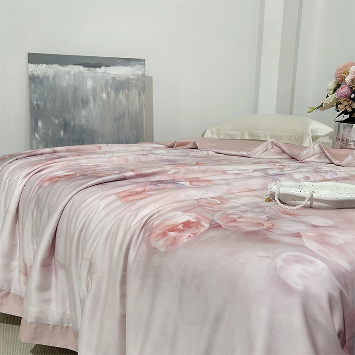 91家纺网 家纺一手货源 找家纺 元元家居（元元被业） 2025新款御丝锻蚕丝夏被夏凉被空调被 维多利