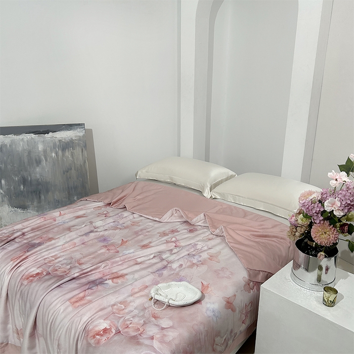 91家纺网 家纺一手货源 找家纺 元元家居（元元被业） 2025新款御丝锻蚕丝夏被夏凉被空调被 维多利