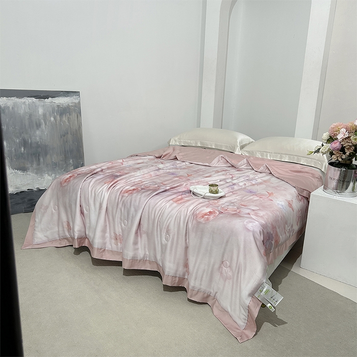 91家纺网 家纺一手货源 找家纺 元元家居（元元被业） 2025新款御丝锻蚕丝夏被夏凉被空调被 维多利