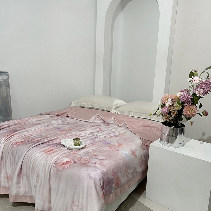 91家纺网 家纺一手货源 找家纺 元元家居（元元被业） 2025新款御丝锻蚕丝夏被夏凉被空调被 维多利