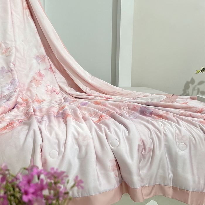 91家纺网 家纺一手货源 找家纺 元元家居（元元被业） 2025新款御丝锻蚕丝夏被夏凉被空调被 维多利