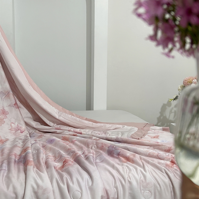 91家纺网 家纺一手货源 找家纺 元元家居（元元被业） 2025新款御丝锻蚕丝夏被夏凉被空调被 维多利