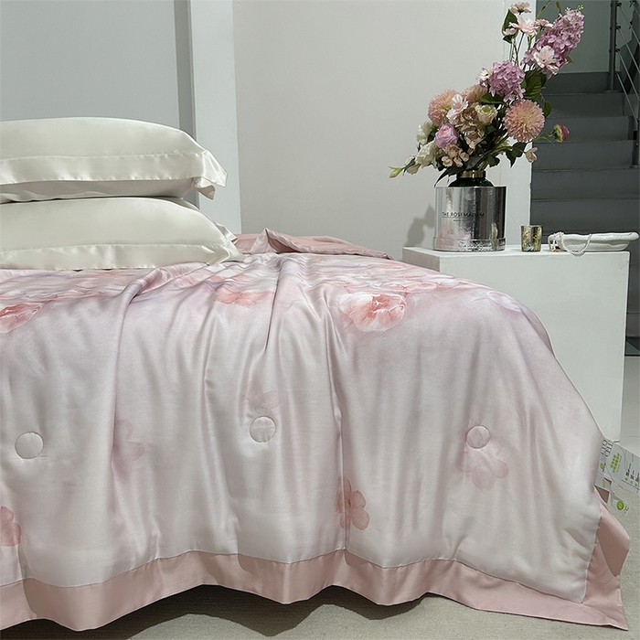 91家纺网 家纺一手货源 找家纺 元元家居（元元被业） 2025新款御丝锻蚕丝夏被夏凉被空调被 维多利