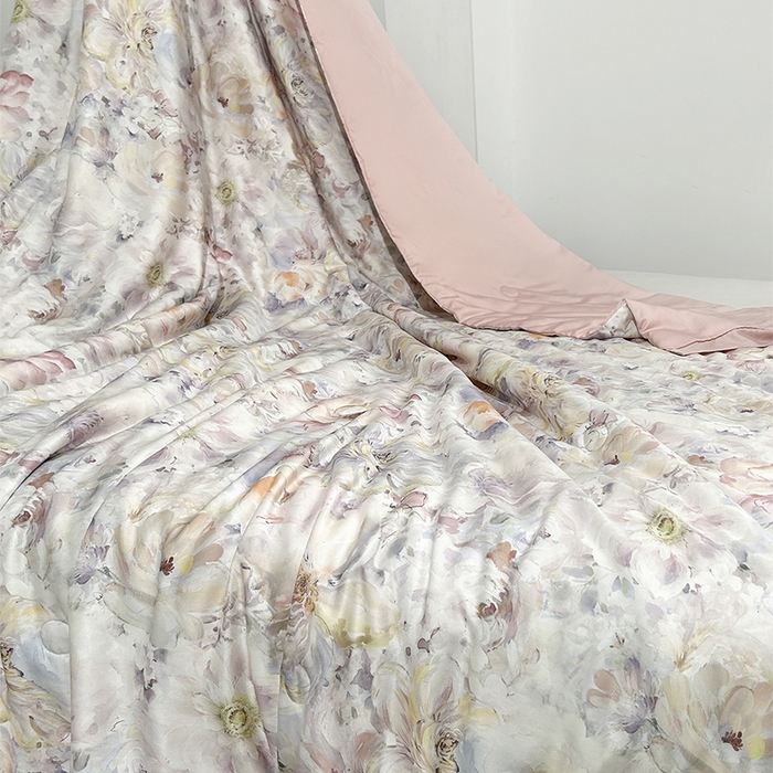 91家纺网 家纺一手货源 找家纺 元元家居（元元被业） 2025新款御丝锻蚕丝夏被夏凉被空调被 璎珞