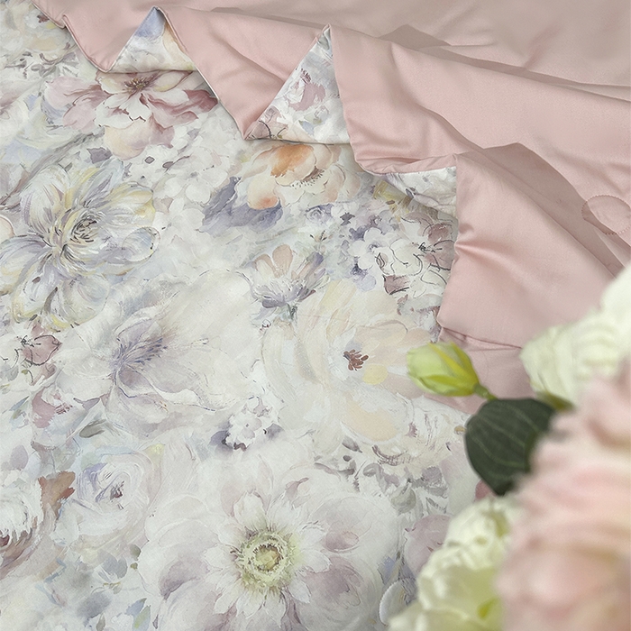 91家纺网 家纺一手货源 找家纺 元元家居（元元被业） 2025新款御丝锻蚕丝夏被夏凉被空调被 璎珞