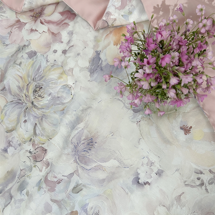 91家纺网 家纺一手货源 找家纺 元元家居（元元被业） 2025新款御丝锻蚕丝夏被夏凉被空调被 璎珞