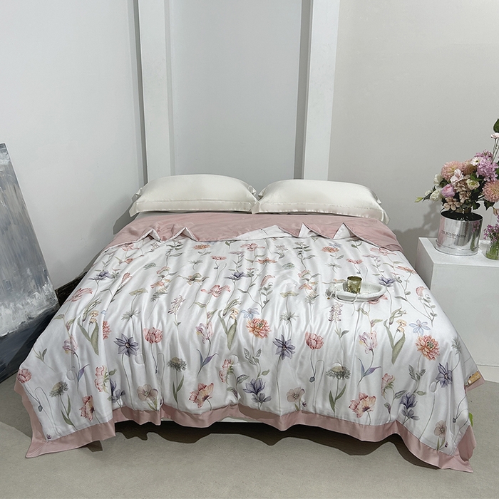 元元家居（元元被业） 2025新款御丝锻蚕丝夏被夏凉被空调被 月影白